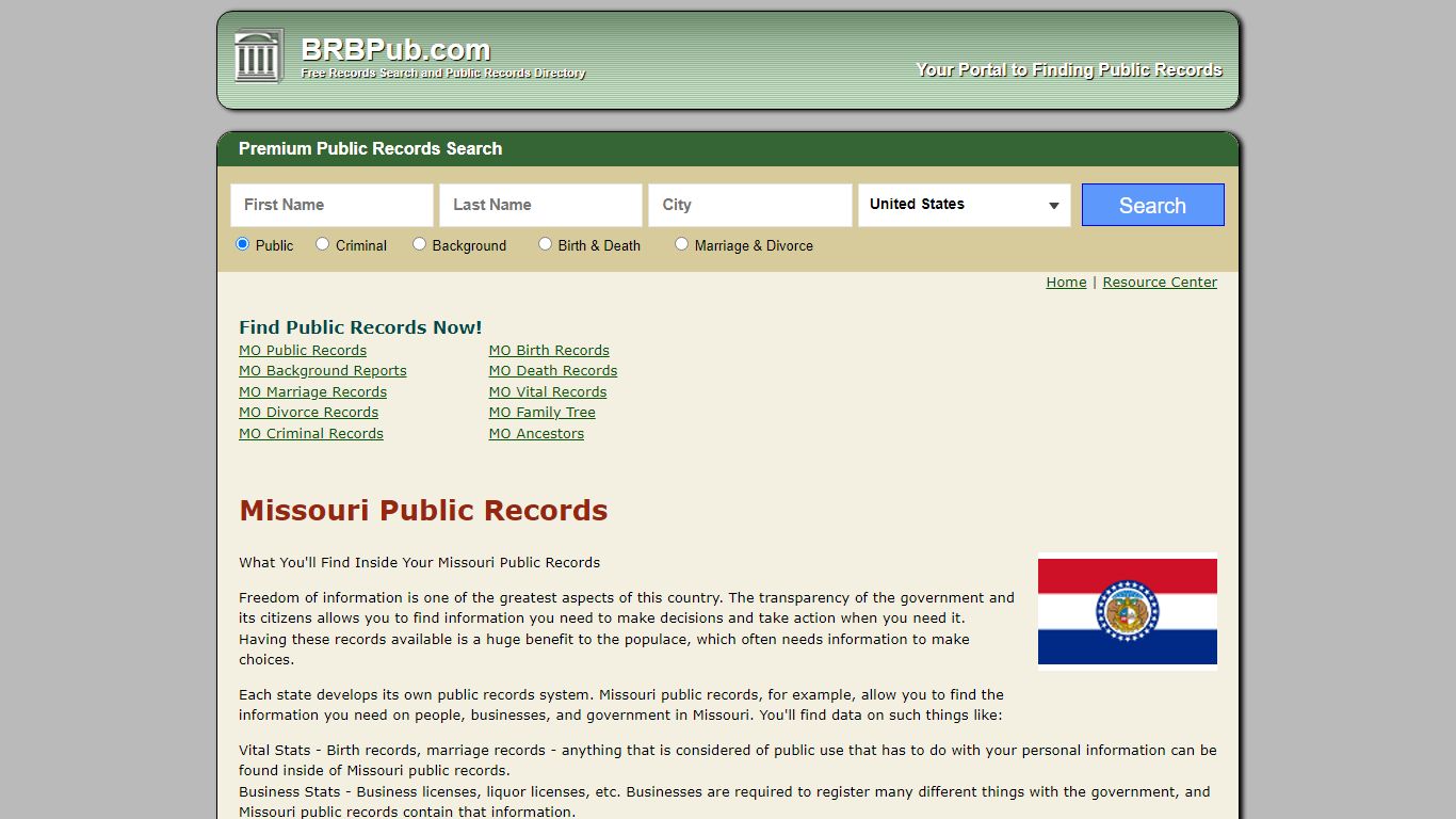 Free Missouri Public Records | Search Criminal and Civil Court Records ...